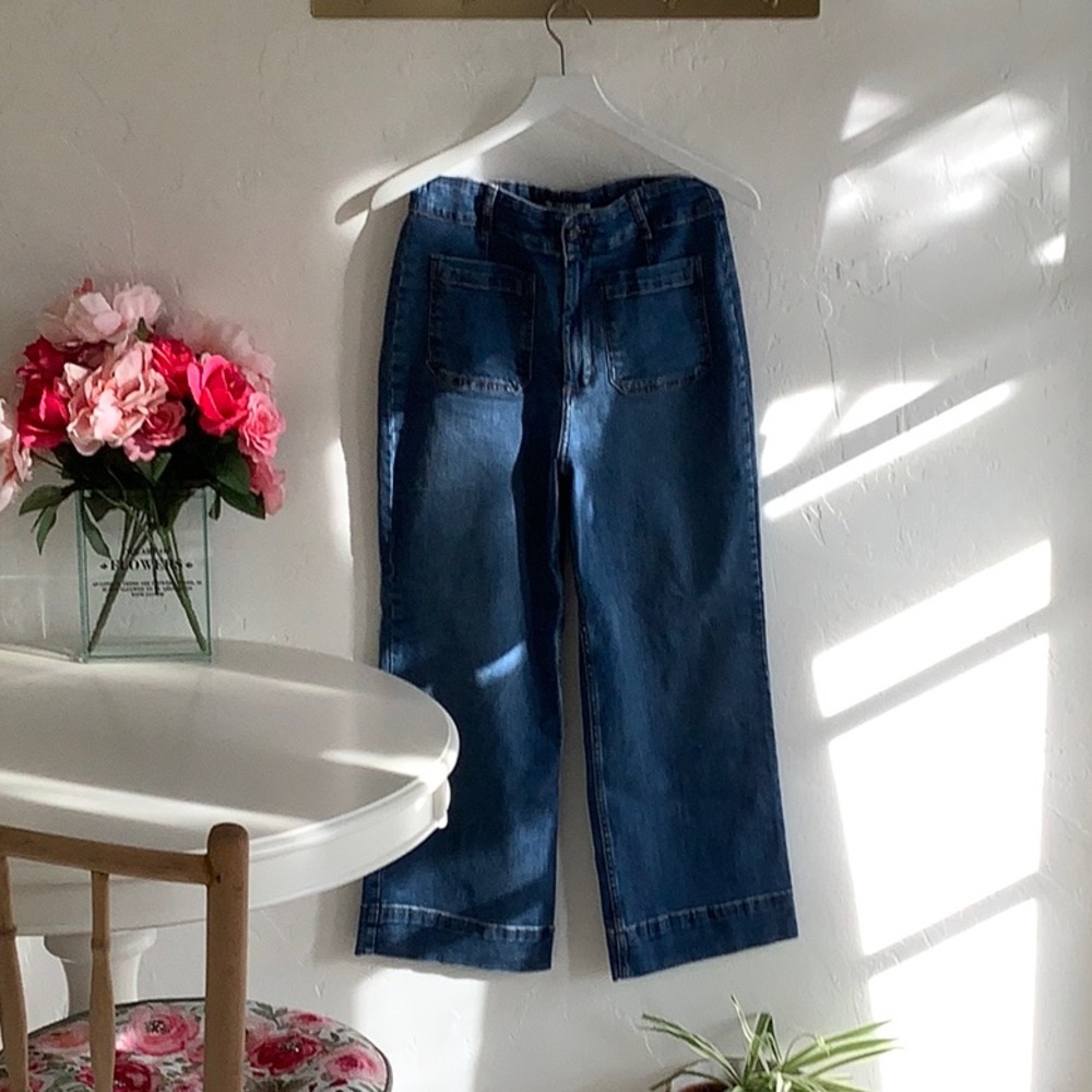 Bagatelle Blue Cropped Ankle Jeans